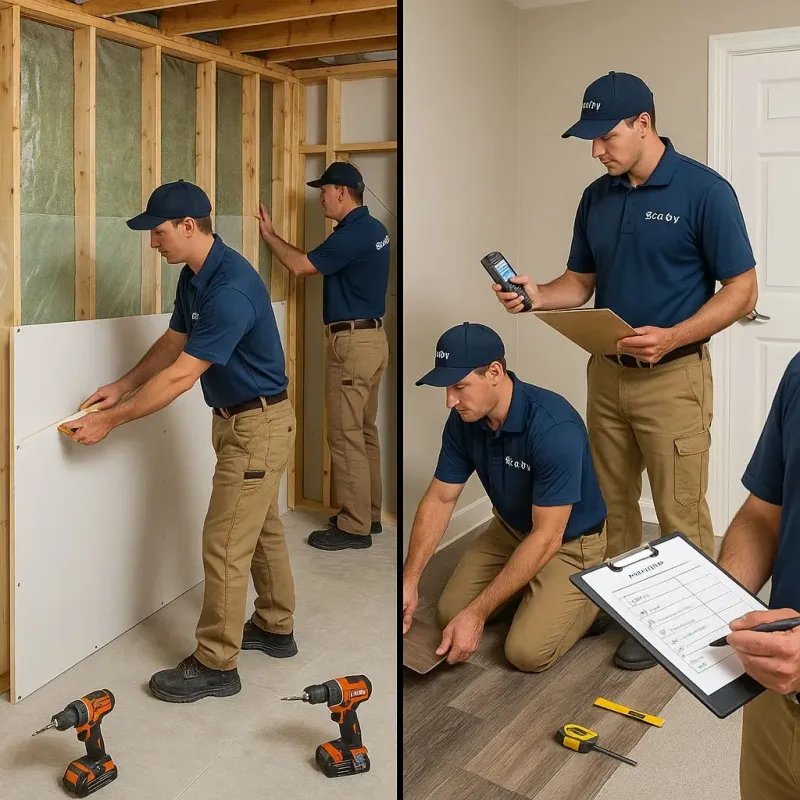 Repairs and Reconstruction process in Ozark, AR